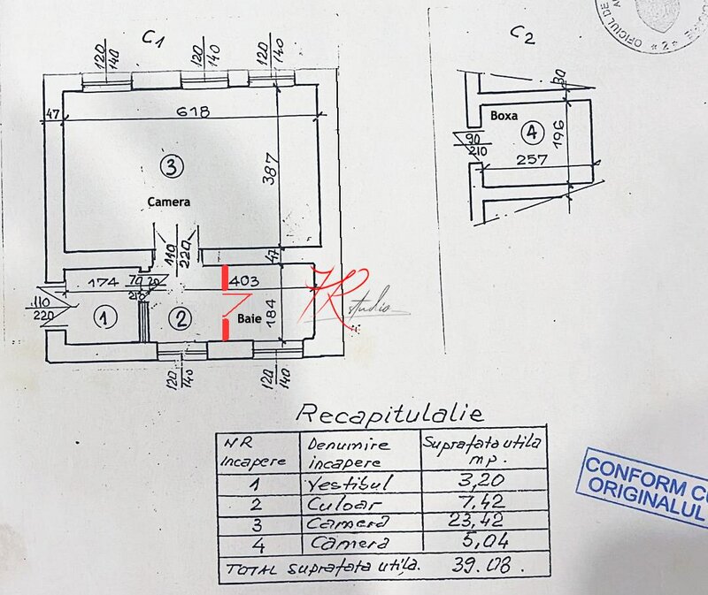 Mantuleasa, vanzare garsoniera renovata 2025, in vila,